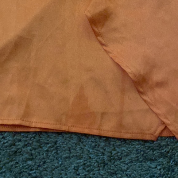 PrettyLittleThing | NWT Orange Silky-Like Dress *Read Description* - Picture 7 of 11